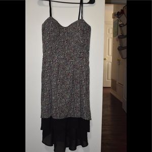 Size L women’s BCBG high-low dress with straps